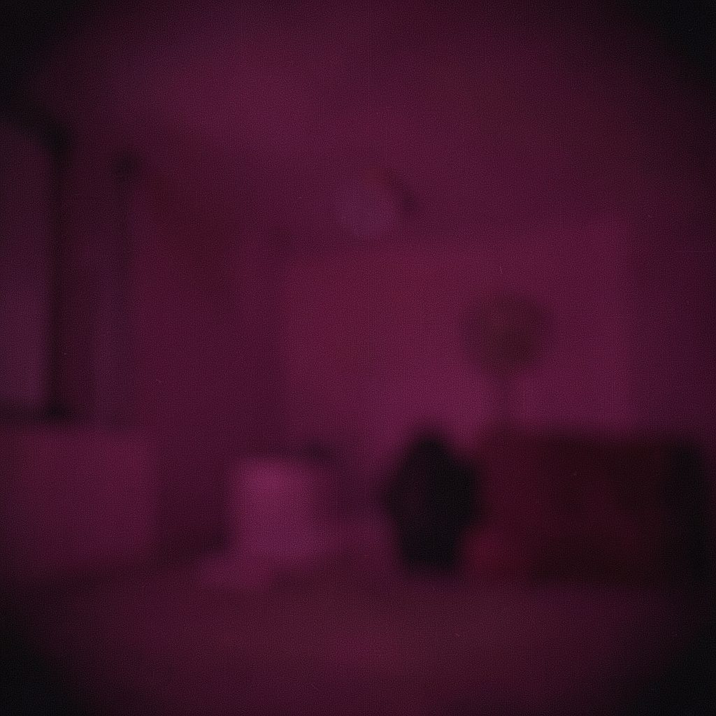 Warm orange-to-red gradient blur, passionate and intense mood